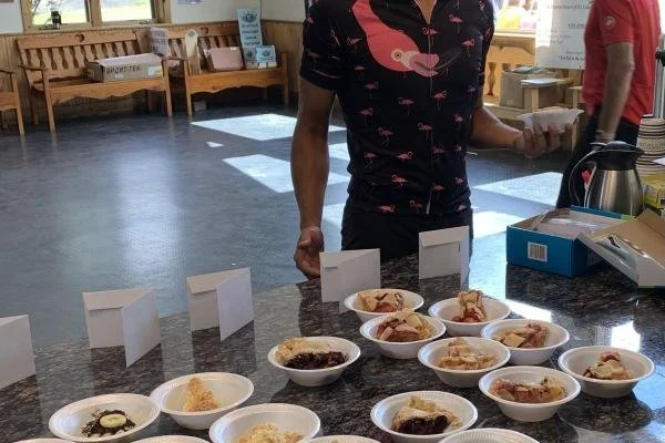Homemade pie served at the Pat Stratton Ride.