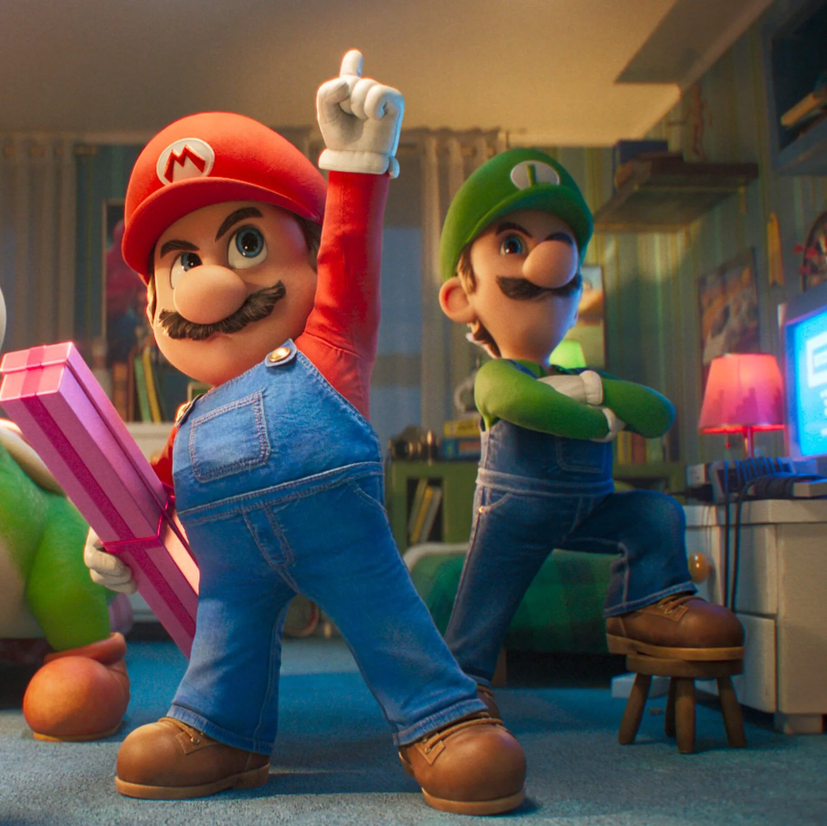 Still from the animated movie, "The Super Mario Galaxy Movie "