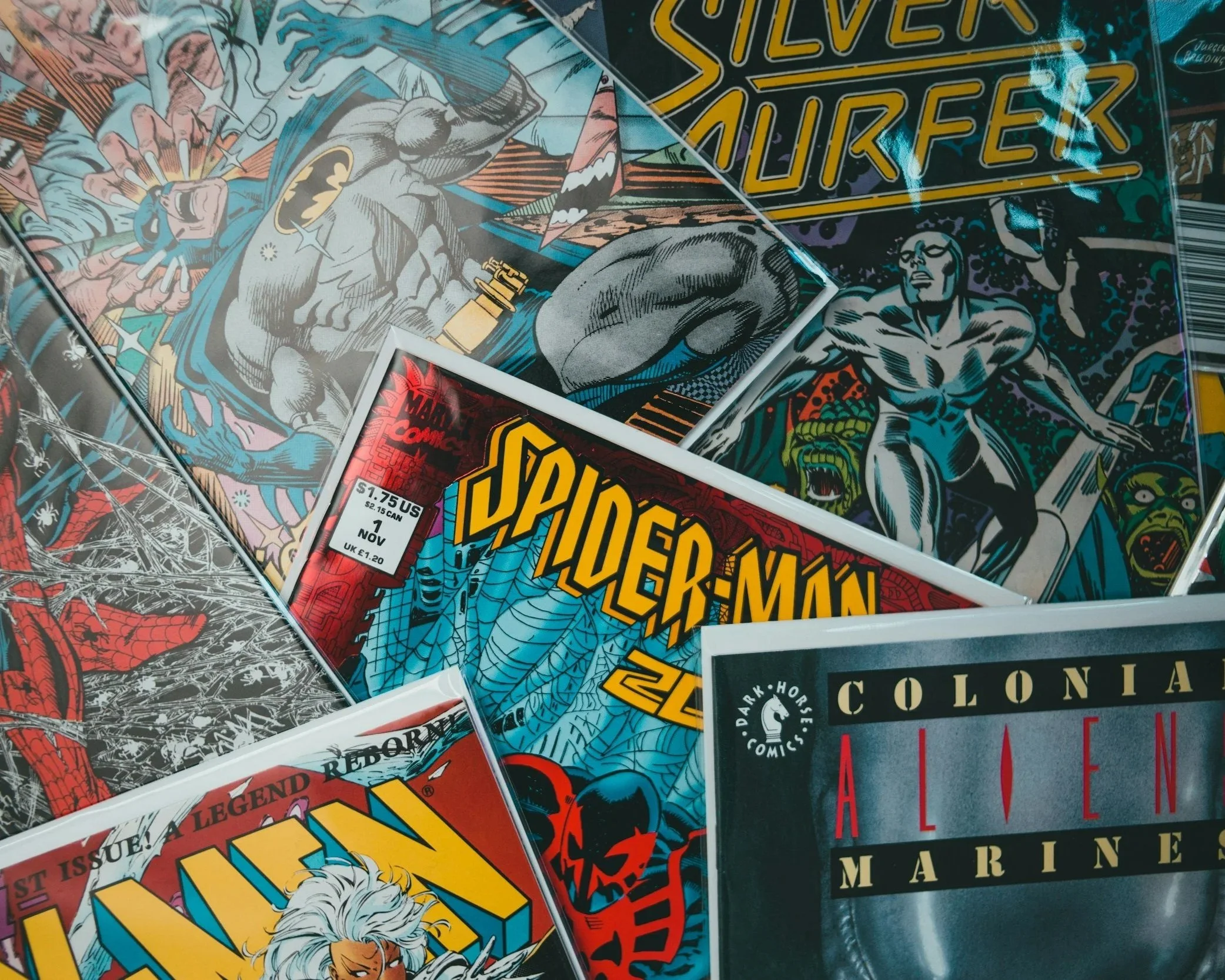 Collectable comic books.