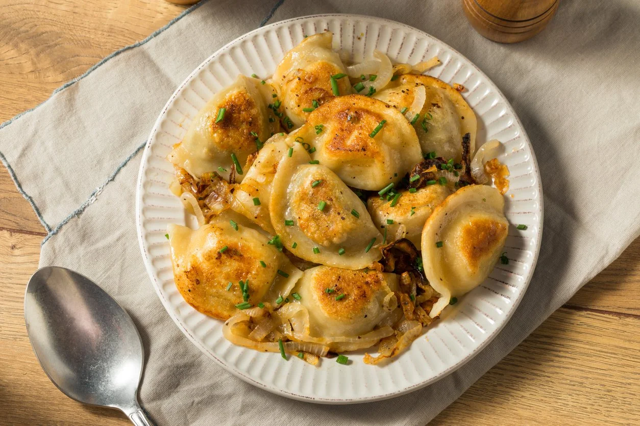 Pierogies a traditional polish dish served on Dyngus Day
