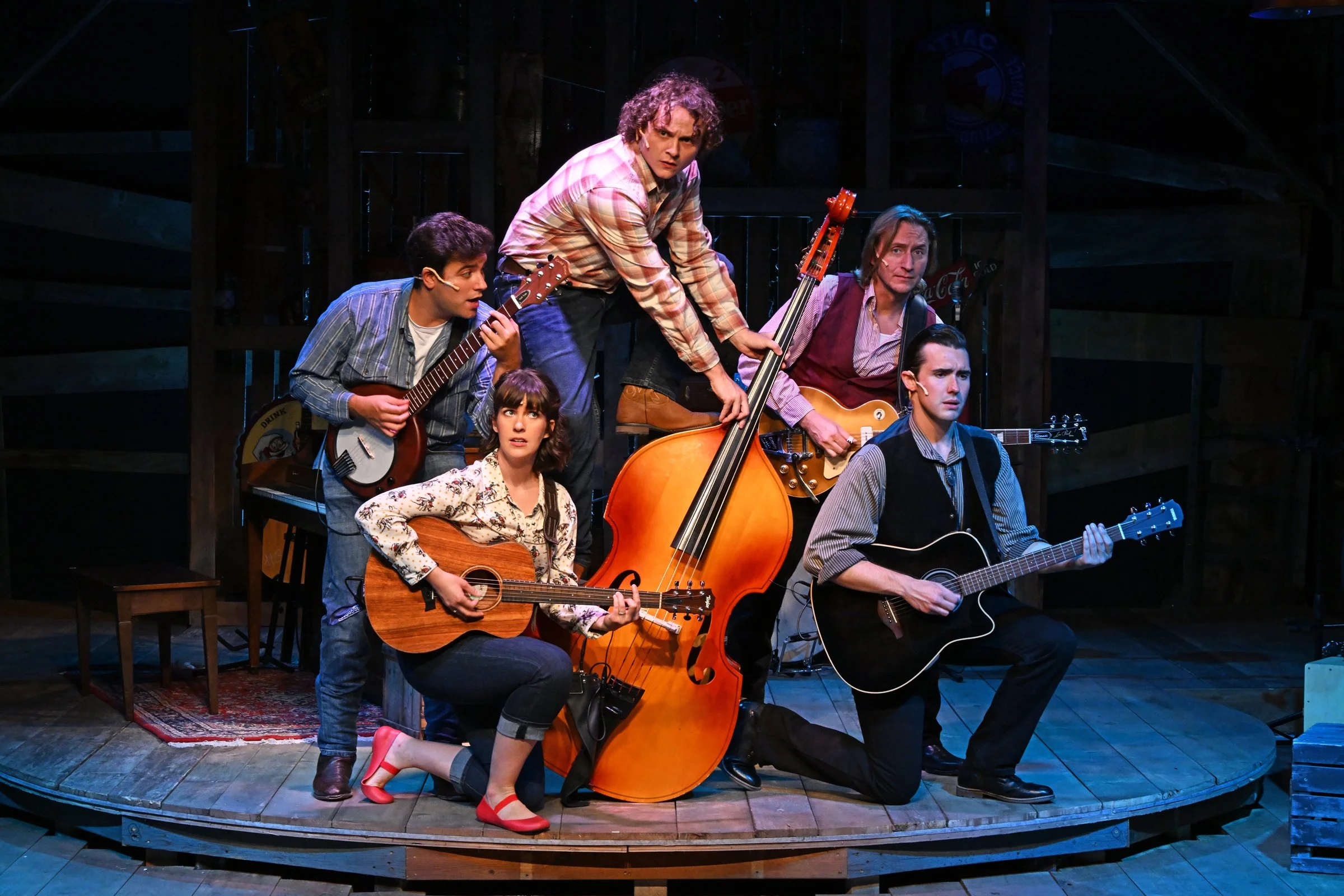 The Cast of Ring of Fire at the Depot Theatre in Westport, NY.