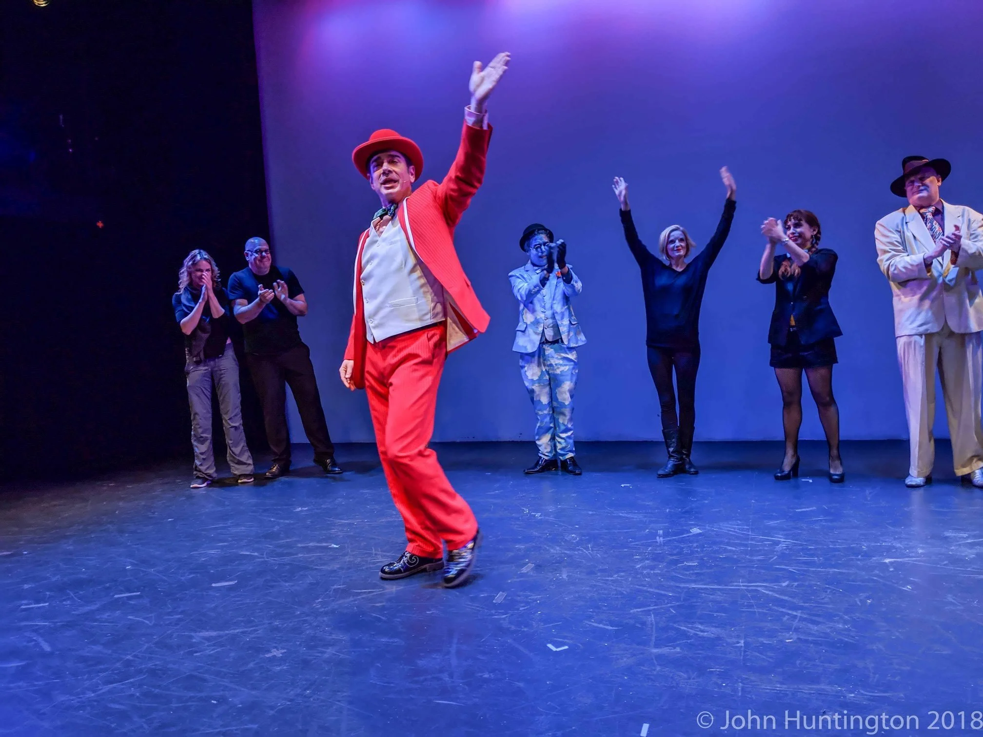 Performer with the Bindlestiff Family Cirkus
