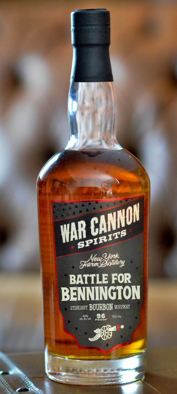 Battle for Bennington Bourbon by War Cannon Spirits, four-grain New York bourbon honoring Revolutionary War history.