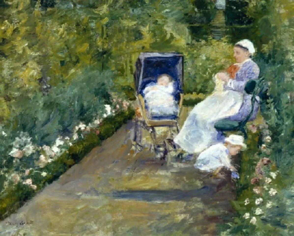 American impressionist painter Mary Cassatt