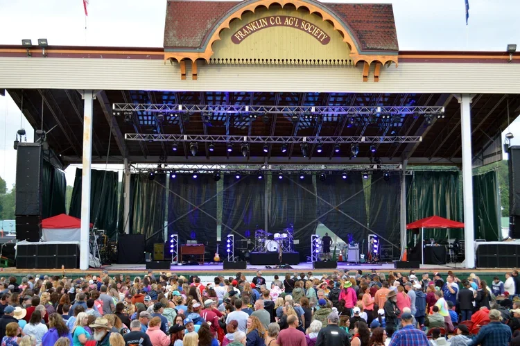 The Grandstand at the Franklin County Fair.