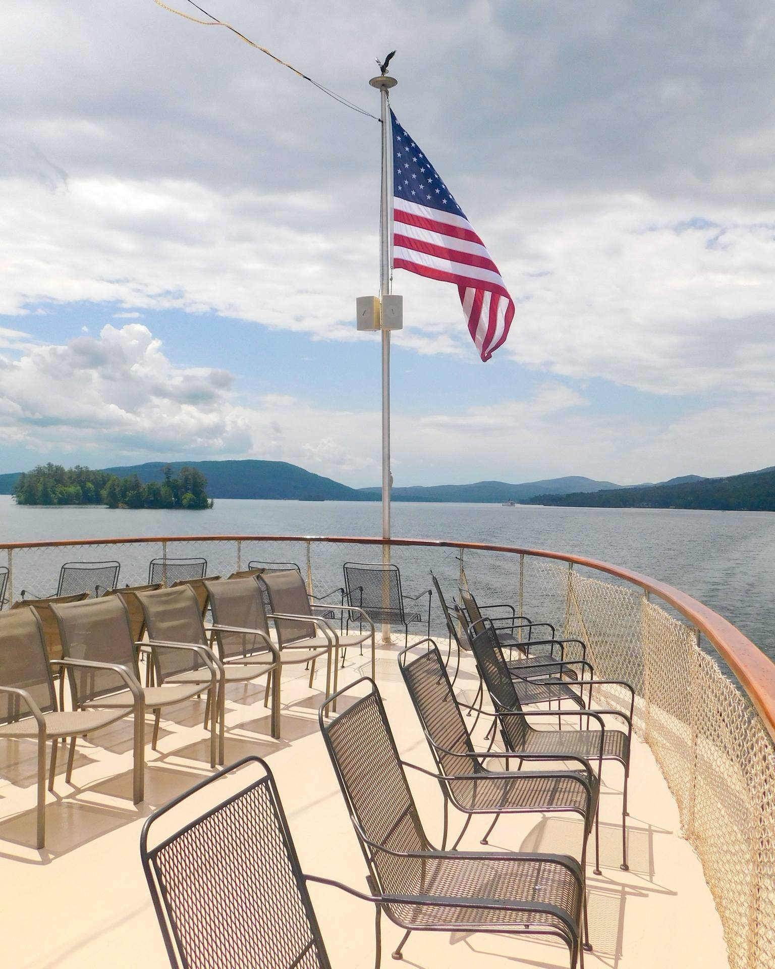 Boat ride on Lake George