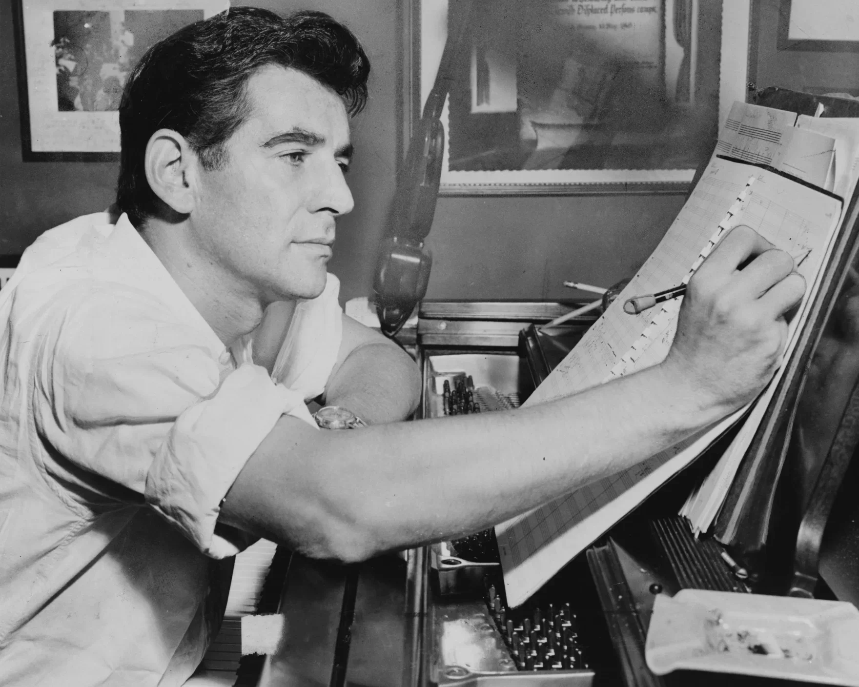 Leonard Bernstein, composer of some of America's best loved music.