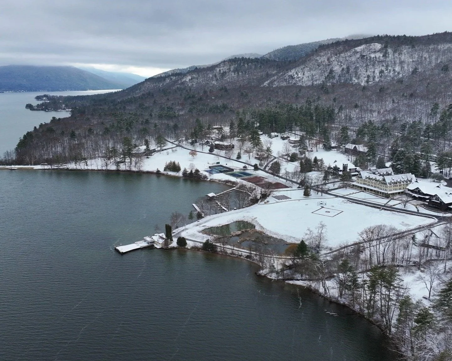 Silver Bay YMCA in winter