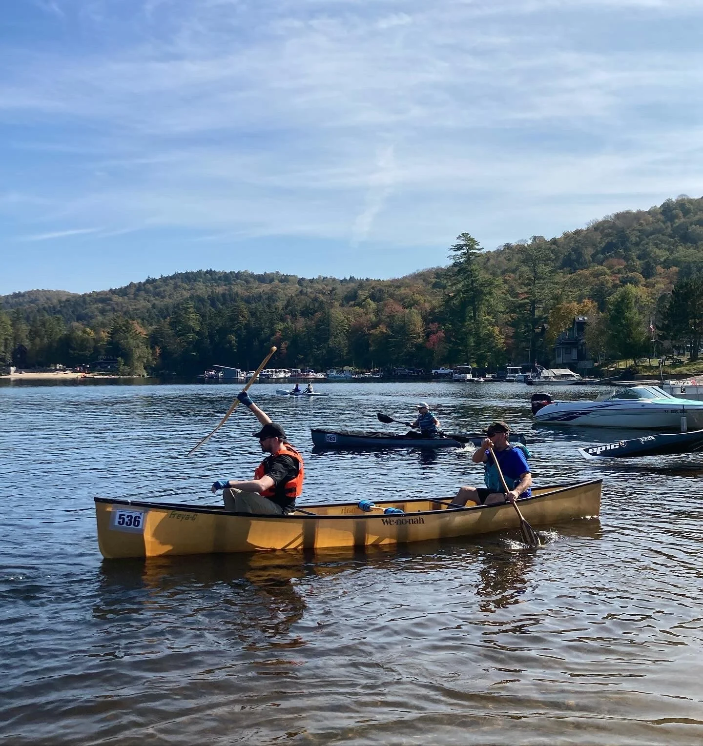 Long Lake Long Boat Regatta in the Adirondacks