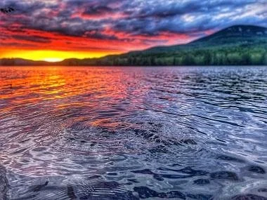 Lake Durant campground in the Central Adirondacks