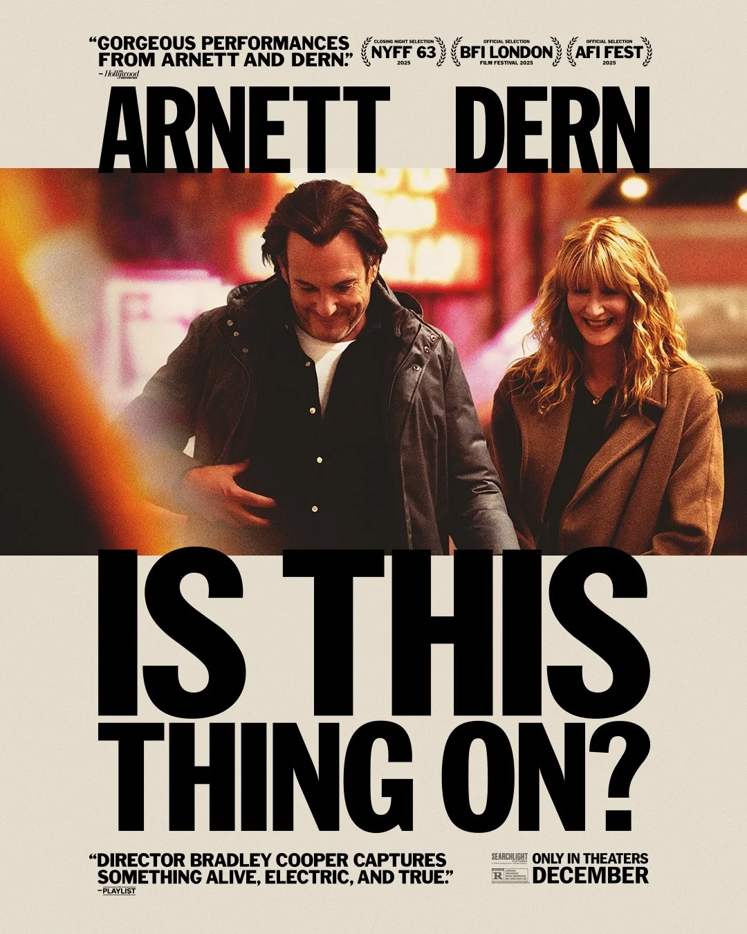 Movie poster from Is This Thing On starring Will Arnett playing at Indian Lake Theater.