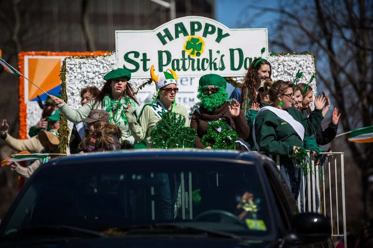 St. Patrick's Day Parade Float like those in Lake George, NY.