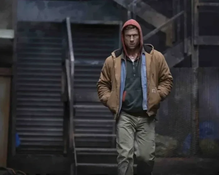 Glen Powell star of the 2025 version of "The Running Man."