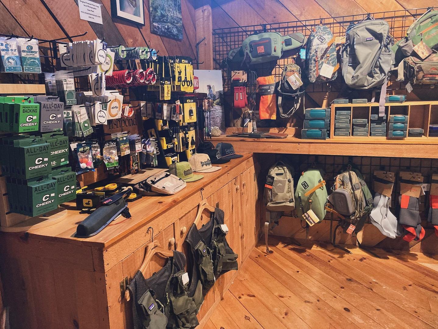 Outdoor gear shopping in the Adirondacks at the Mountaineer in Keene Valley.