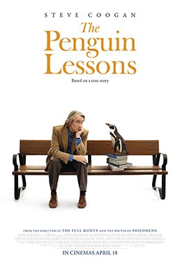 Steve Coogan stars in "The Penguin Lessons" movie showing at Indian Lake Theater.