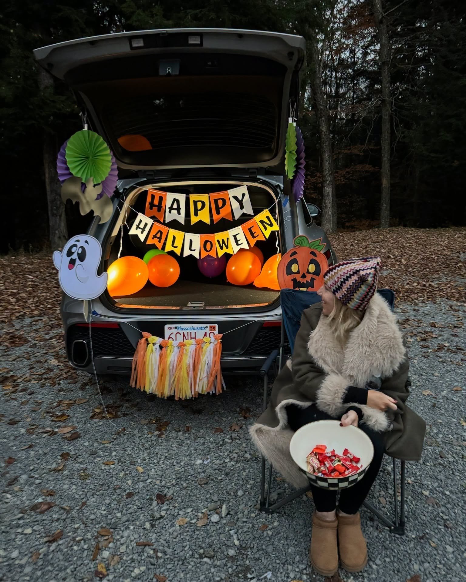 Woman hosting a trunk or treat in Inlet, NY.