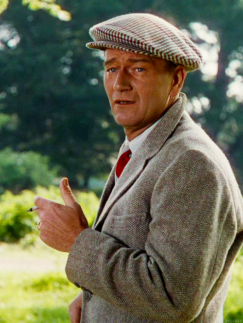 John Wayne in the movie The Quiet Man.