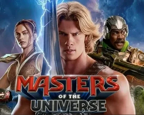 Movie poster from Masters of the Universe playing at Indian Lake Theater.
