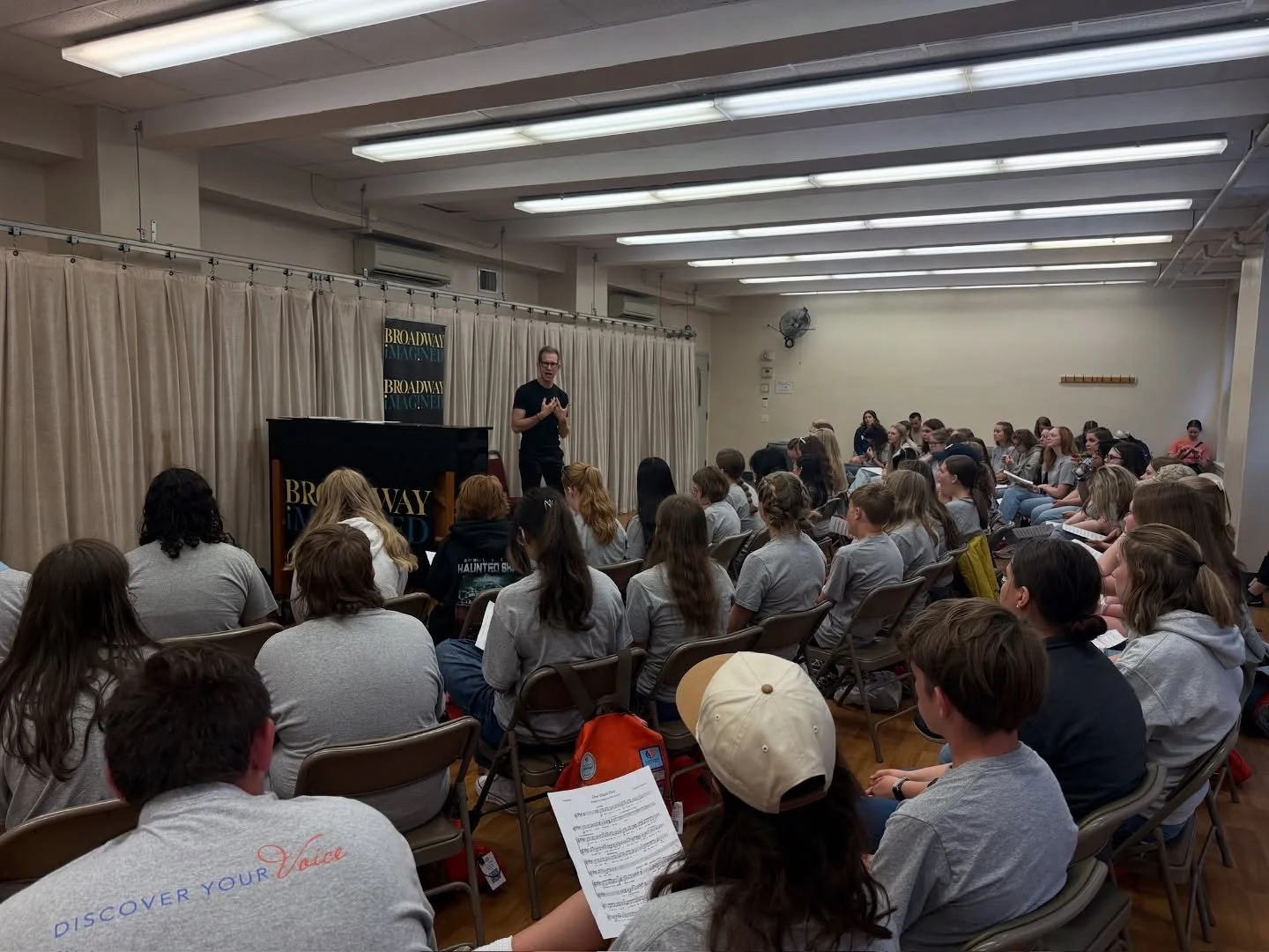From warm-ups to wow moments, these students got a taste of what it&rsquo;s like to sing on Broadway! 🎭 

&mdash;

#singing #dancing #acting #thespians #musicaltheatre #broadway #teatromusical #showtunes #performingarts #musicaltheatre #theatrelife 