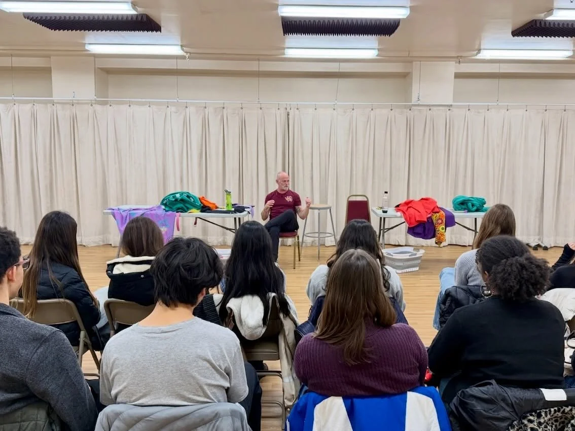 A true behind-the-scenes experience in NYC! Students explored the art of Broadway quick changes with a professional costume expert, learning just how much creativity and teamwork goes into every moment onstage.