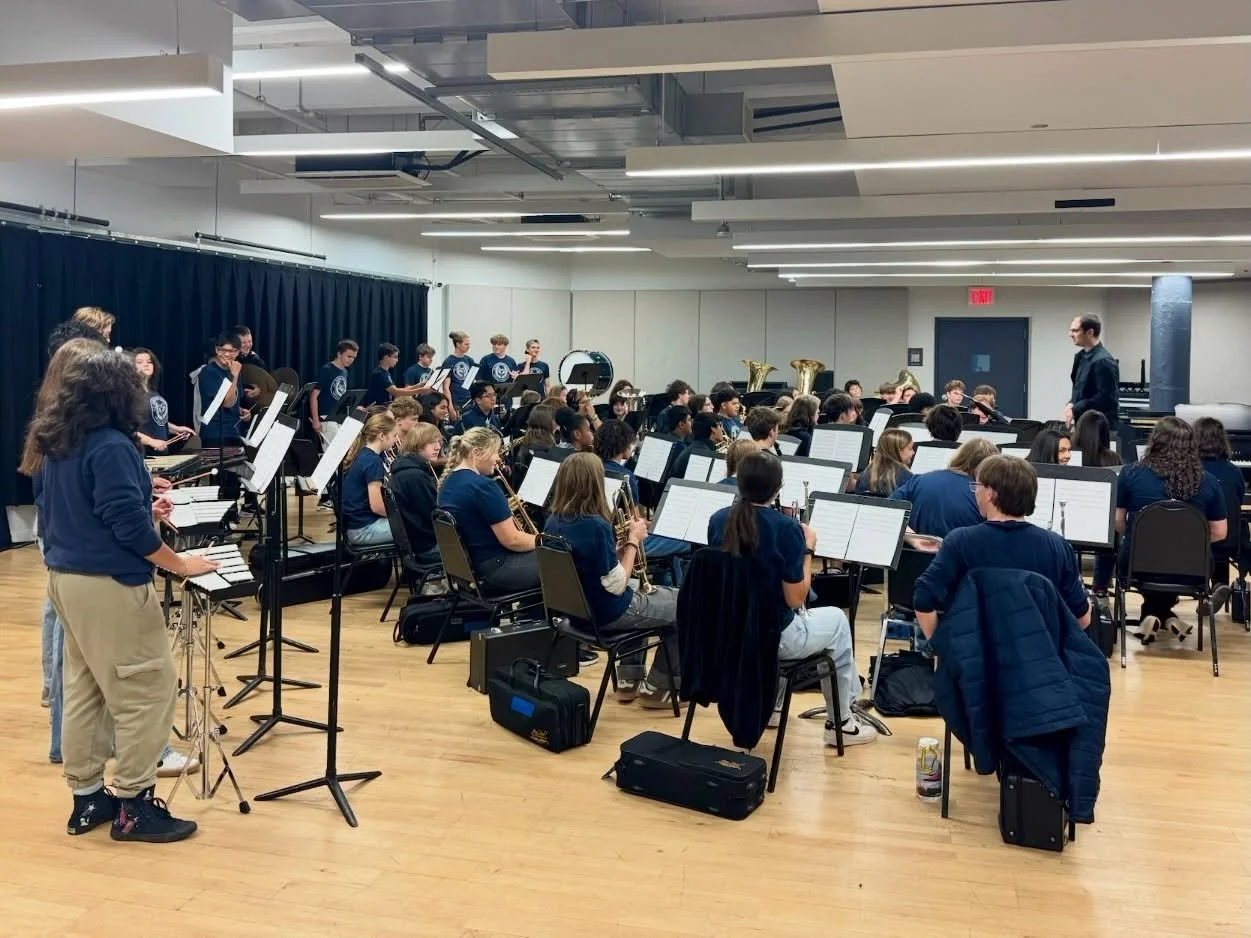 Talk about the ultimate behind-the-scenes experience! 🎶 These students worked with a seasoned Broadway music director and experienced what it&rsquo;s really like to play in a Broadway orchestra. Thank you to industry pros Roberto &amp; Alex for teac