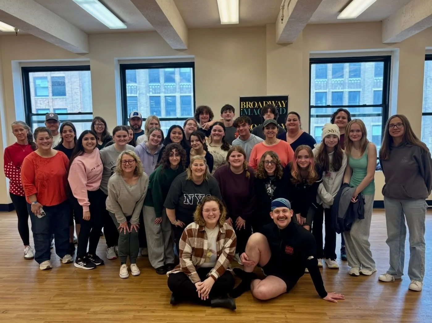 This Broadway experience was all about jumping in, trying something new, and having a great time doing it! Students learned original music and choreography straight from the source. Thank you to @keriannebrennan and @giob922 for leading this experien