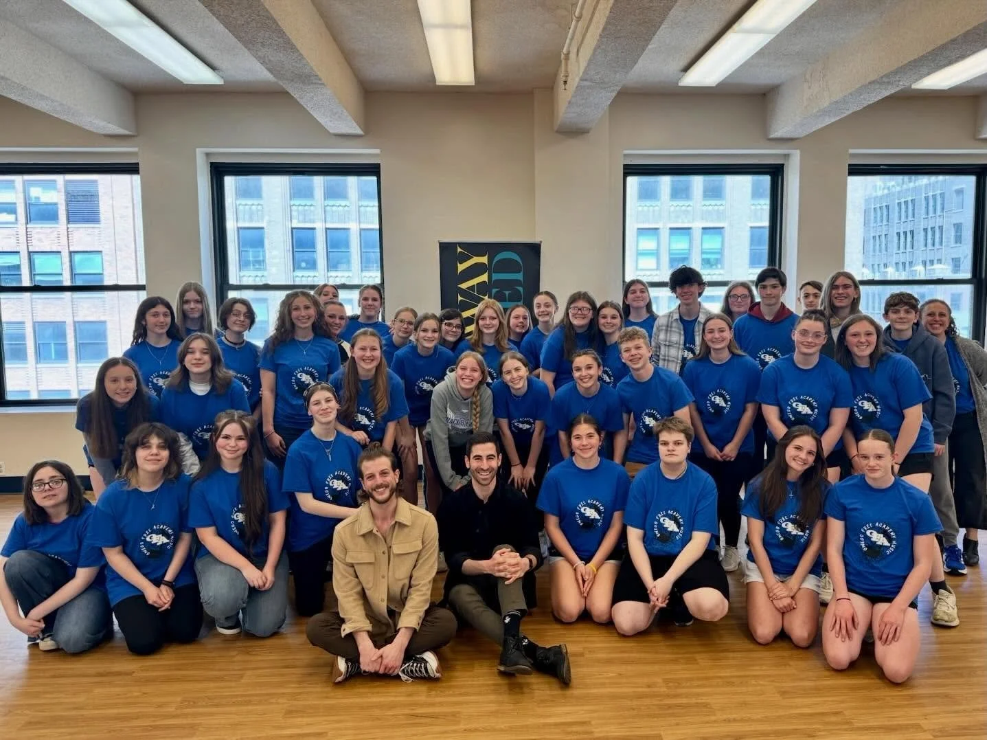 A Broadway experience that got students moving, thinking, and performing at the same time! Original choreography, expert musical direction, and focusing on the details that turn basic steps into a full-on story. Thank you to Brandon and Greg for help