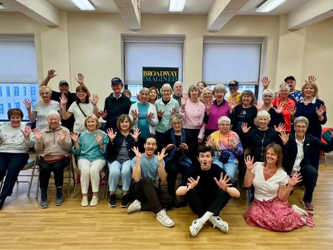 Broadway music, choreography, and a room full of people completely willing to jump in and go for it! 💫 Huge thanks to @richardriaz and @adamcoleklepper for sharing your talent and making this experience so fun and memorable.