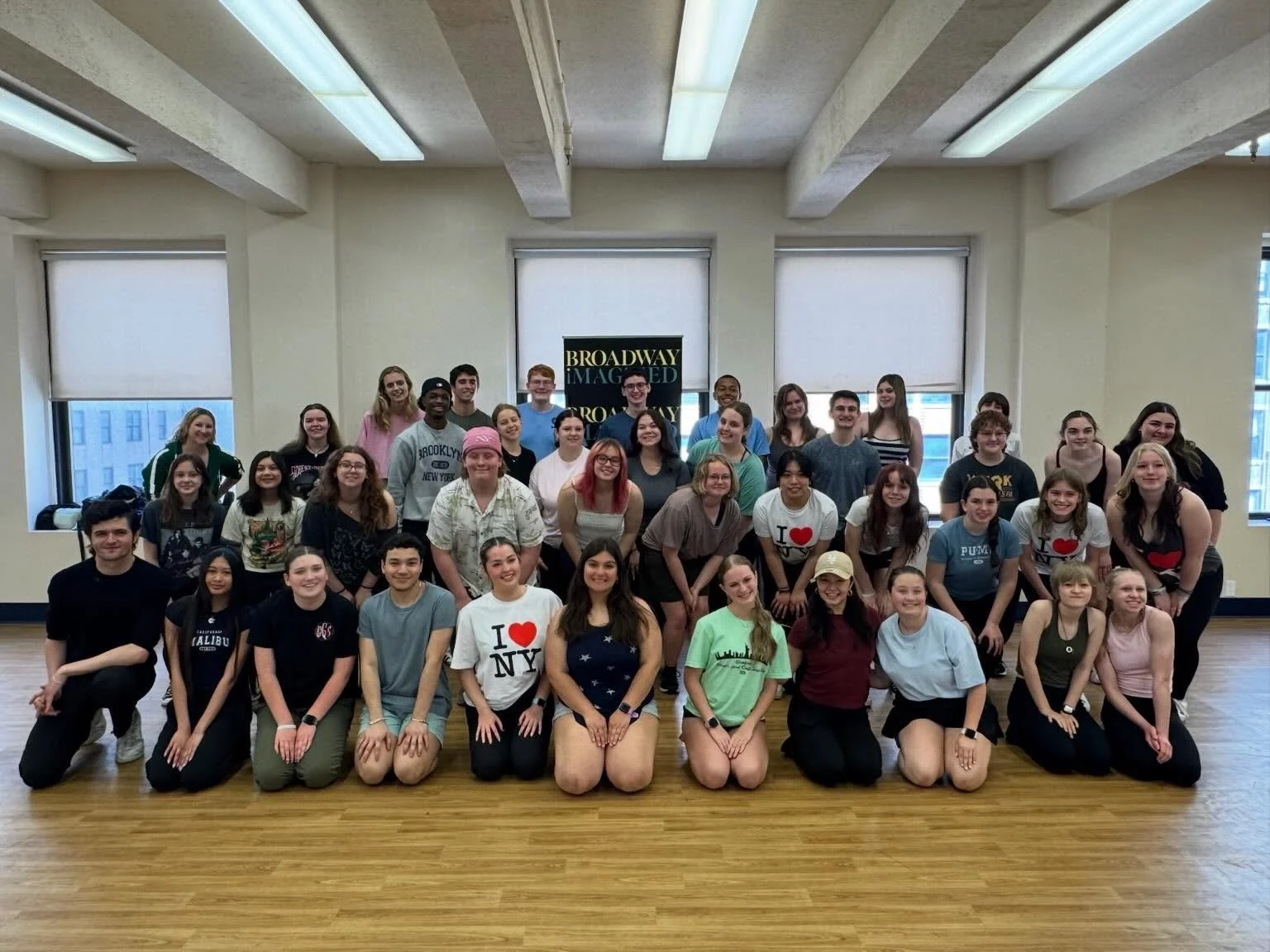 These students brought high energy and great attitudes for a day of learning original Broadway music and choreography. We loved having them! Thank you to Abby and Adam for leading this experience.
