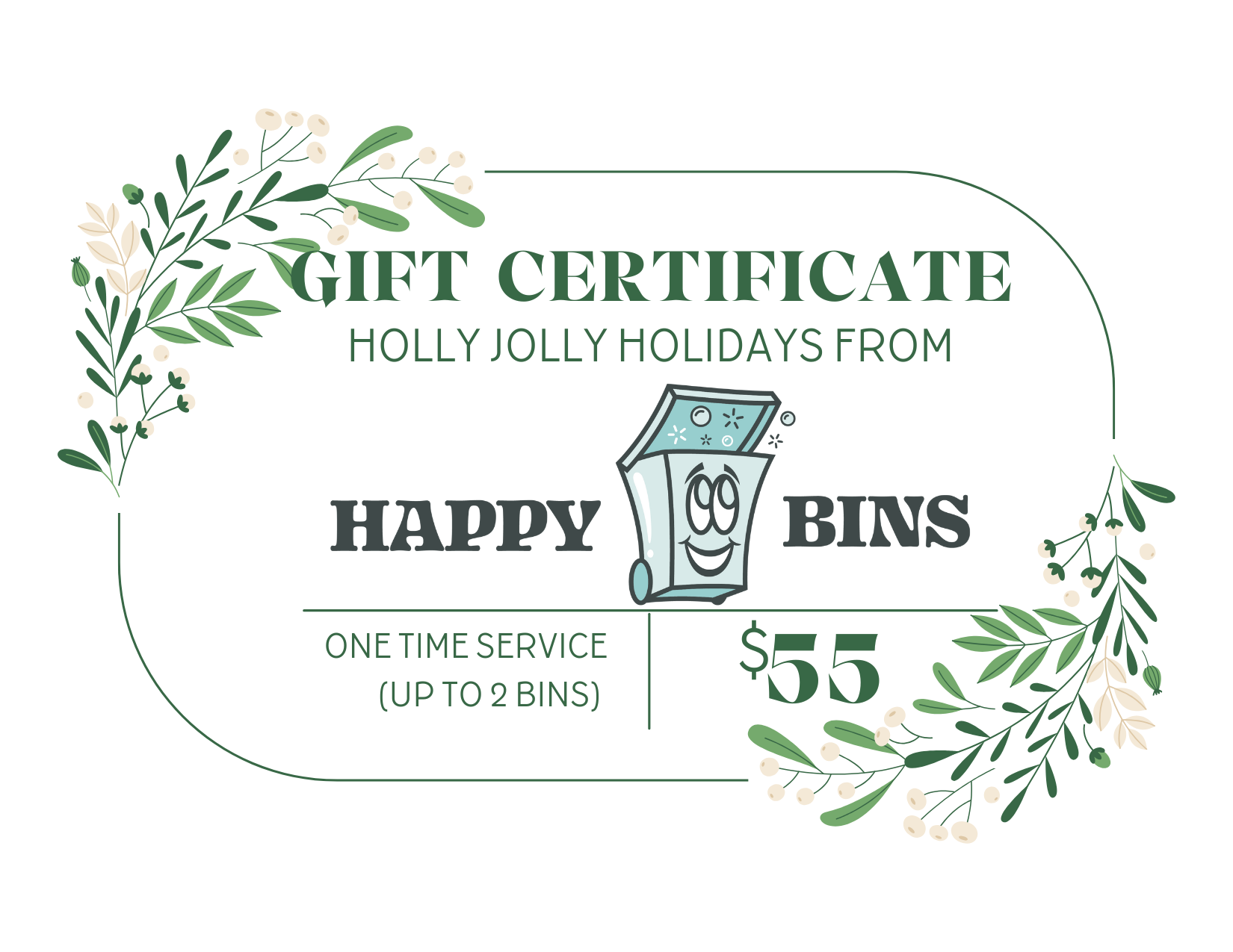 'Holly Jolly Happy Bins!'