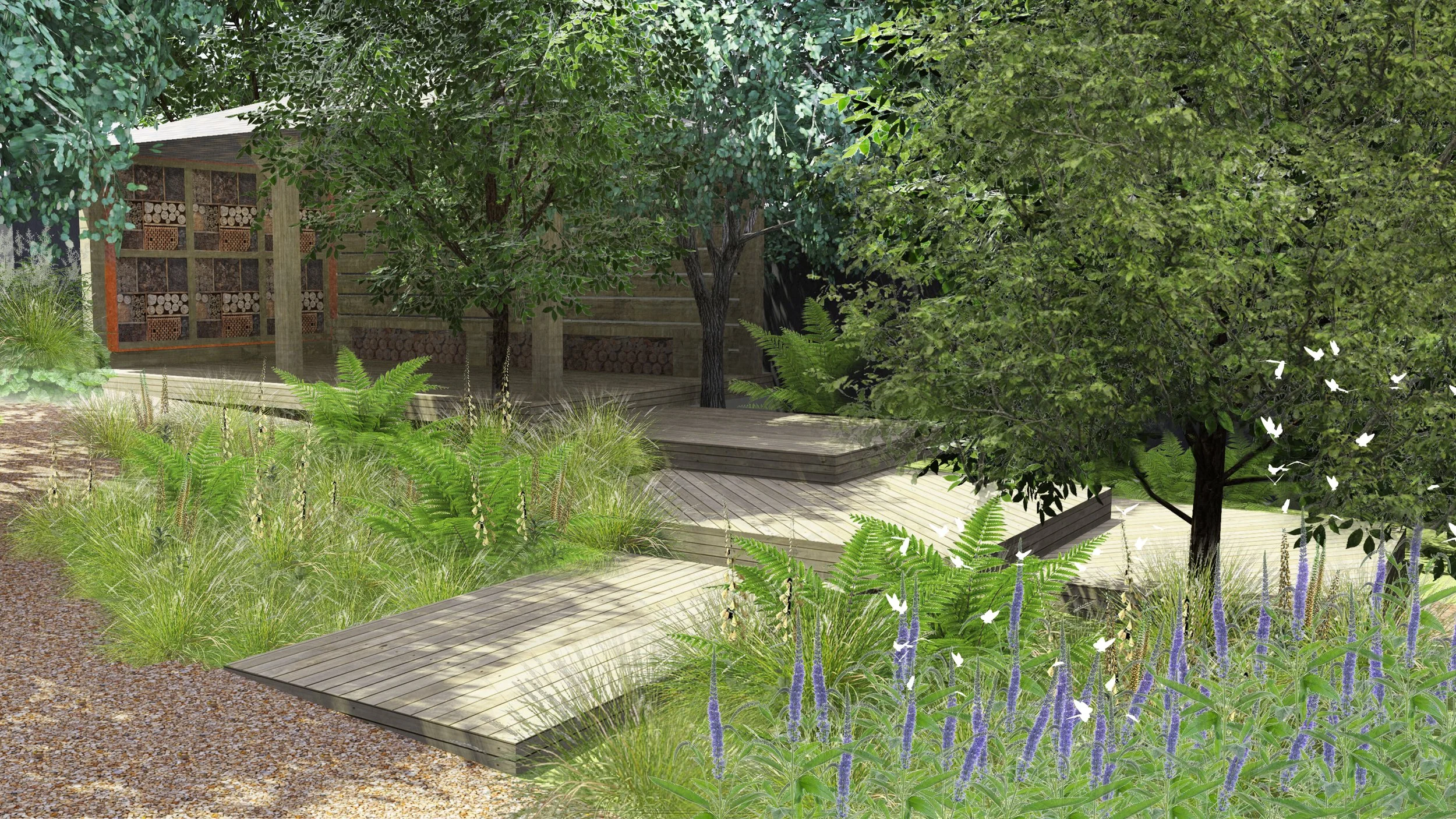 Demelza House - Hut and platforms.jpg