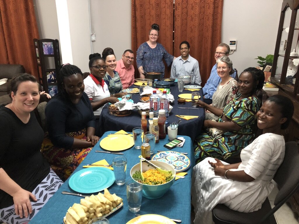 Special Meal with Host Family, Bro. & Sis. Scisco