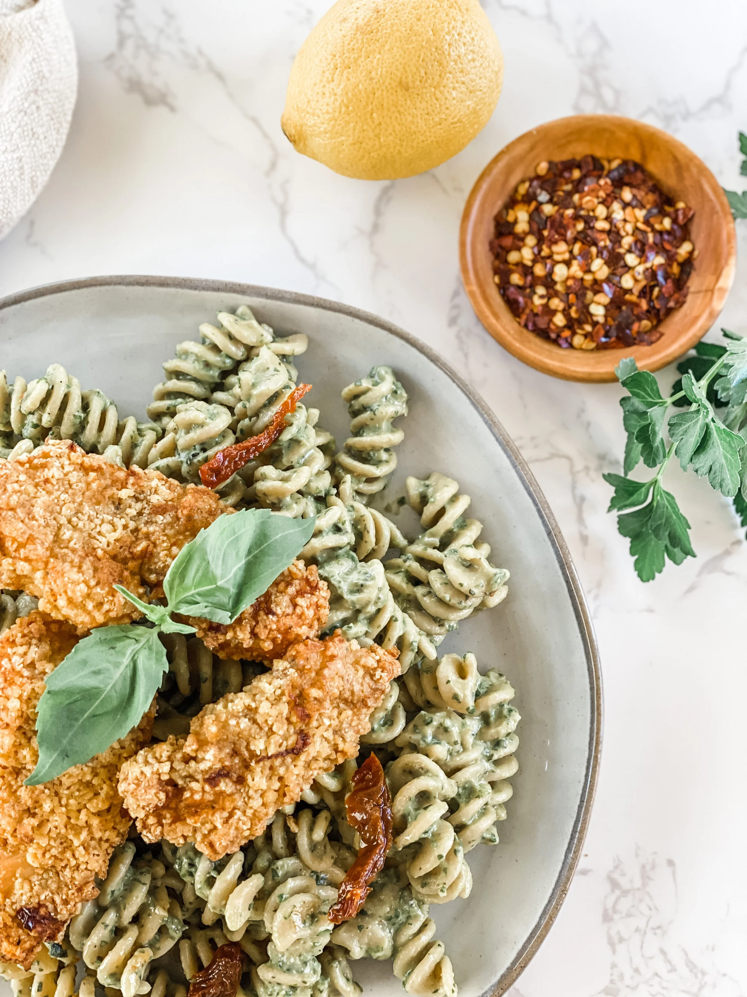 Creamy Garlic Chicken Pasta