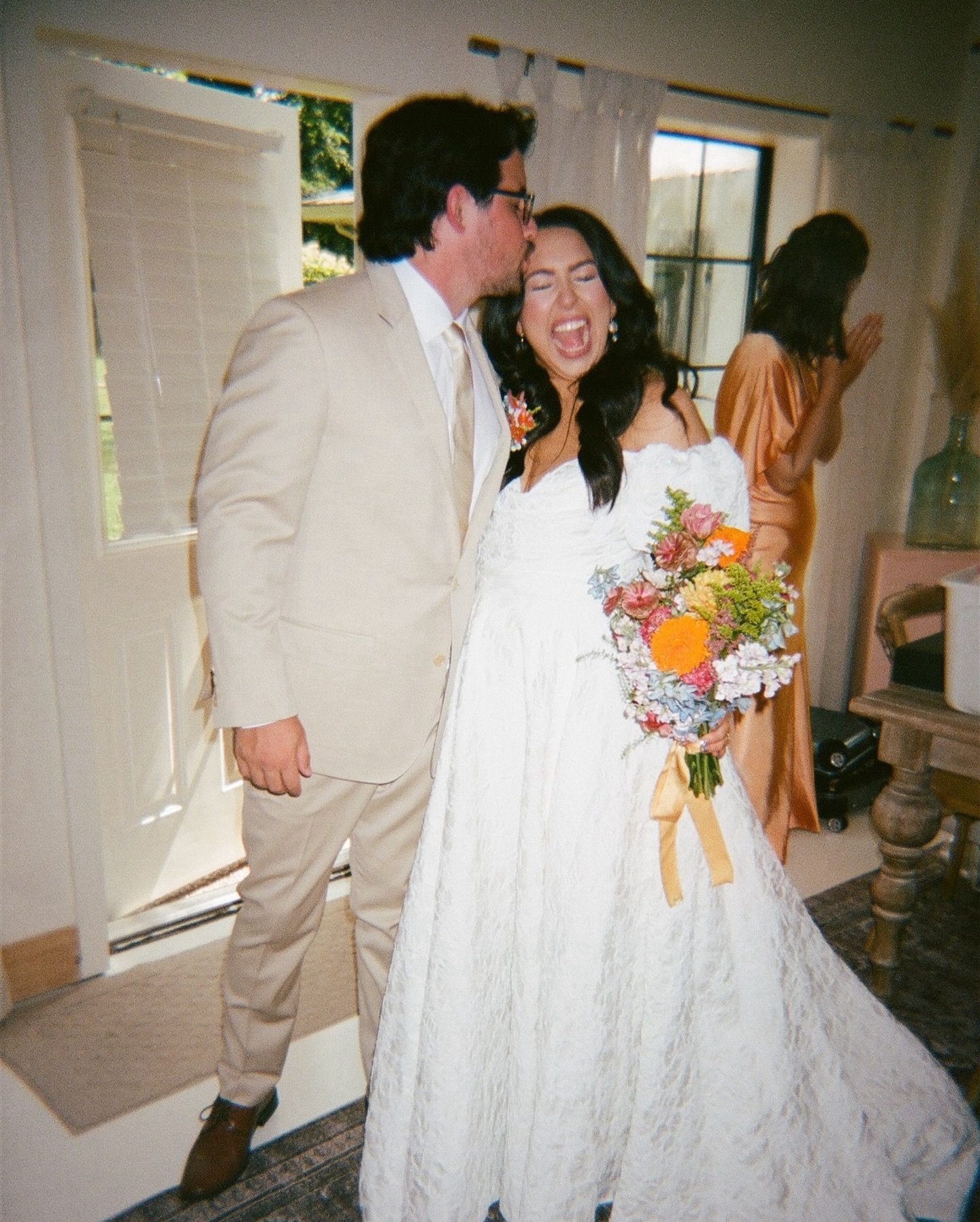 Hannah and Andrew&rsquo;s wedding day on film. Every image in this post was shot on the same film stock. Some are shot on a 40 dollar point and shoot film camera. Some are shot on an inherited film camera from a grandmother. Some are shot on a 1000 d