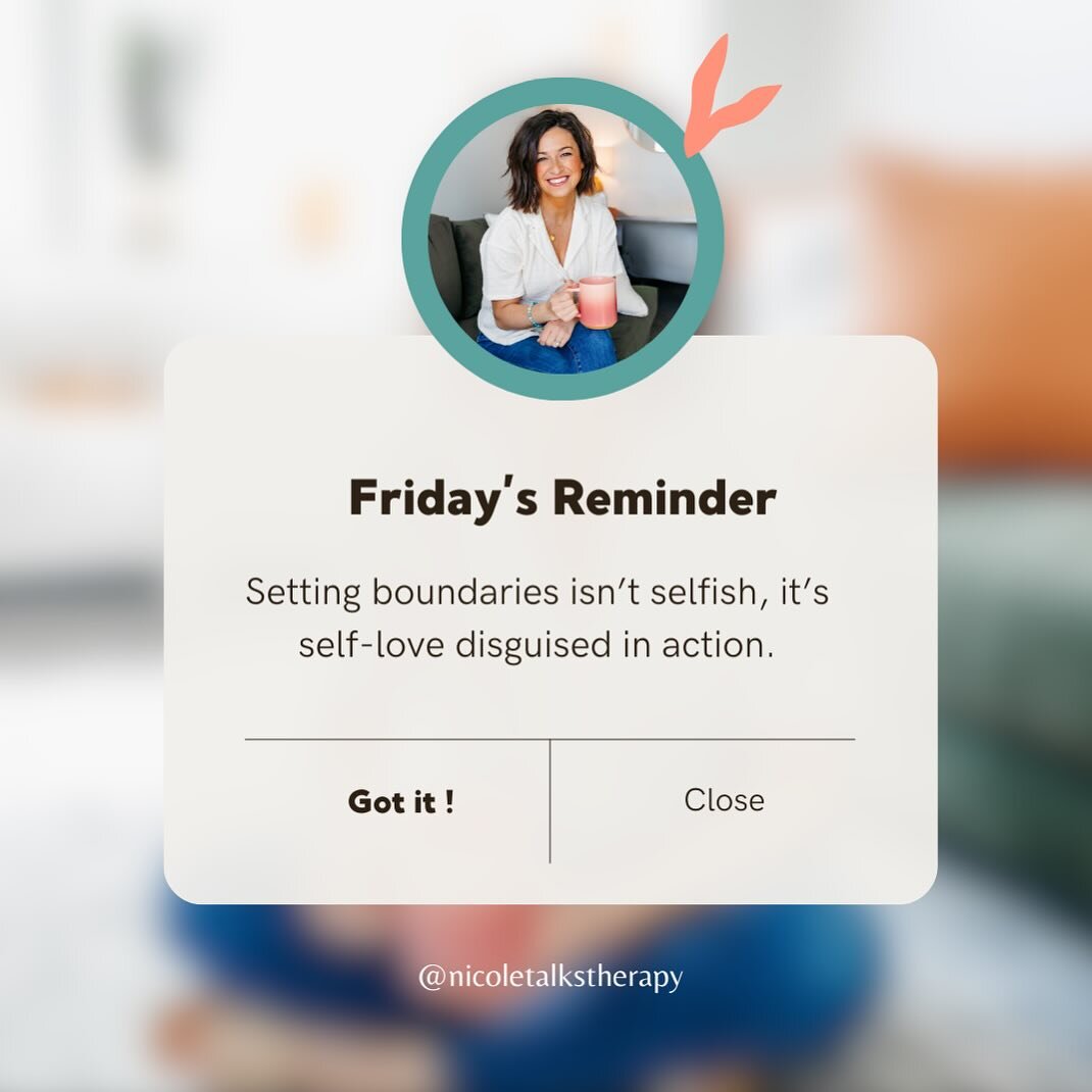 ✨ We all have areas where setting boundaries feels tricky, whether it&rsquo;s at work, with family, or among friends. Oftentimes this is because we are afraid of other people&rsquo;s responses, we want to be liked, or being assertive just feels uncom
