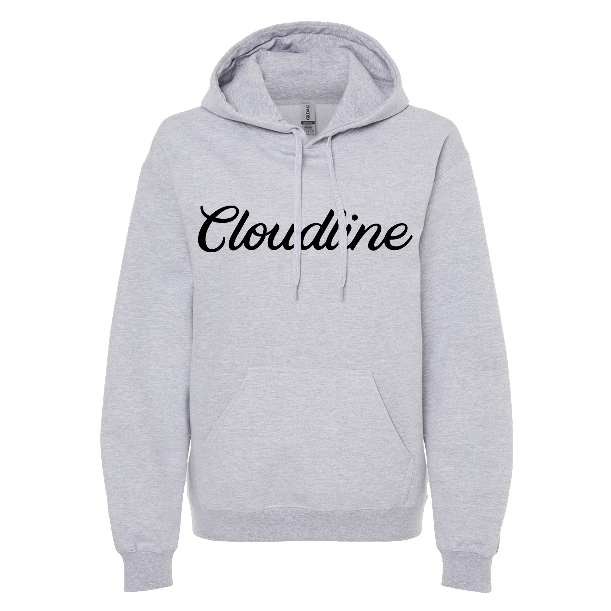 Cloudline Cursive Logo Sport grey Hoodie.png