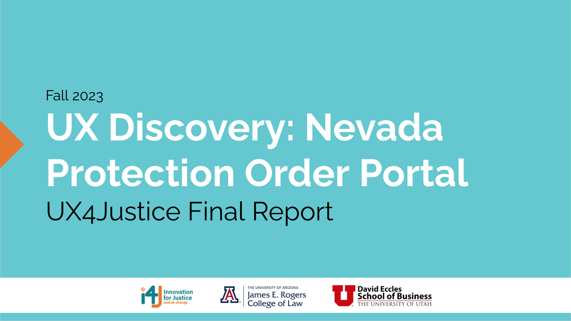 UX Discovery Report: Nevada Protection Order Portal