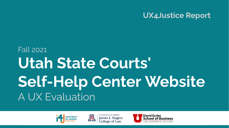 UX Evaluation: Utah State Courts' Self-Help Center Website