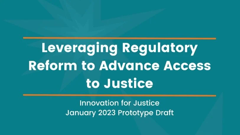 Cover Page of Leveraging Regulatory Reform to Advance Access to Justice