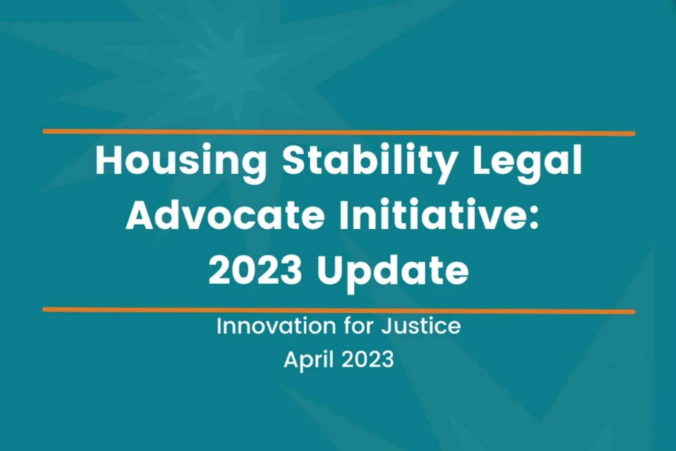 Housing Stability Legal Advocate Initiative: 2023 Update
