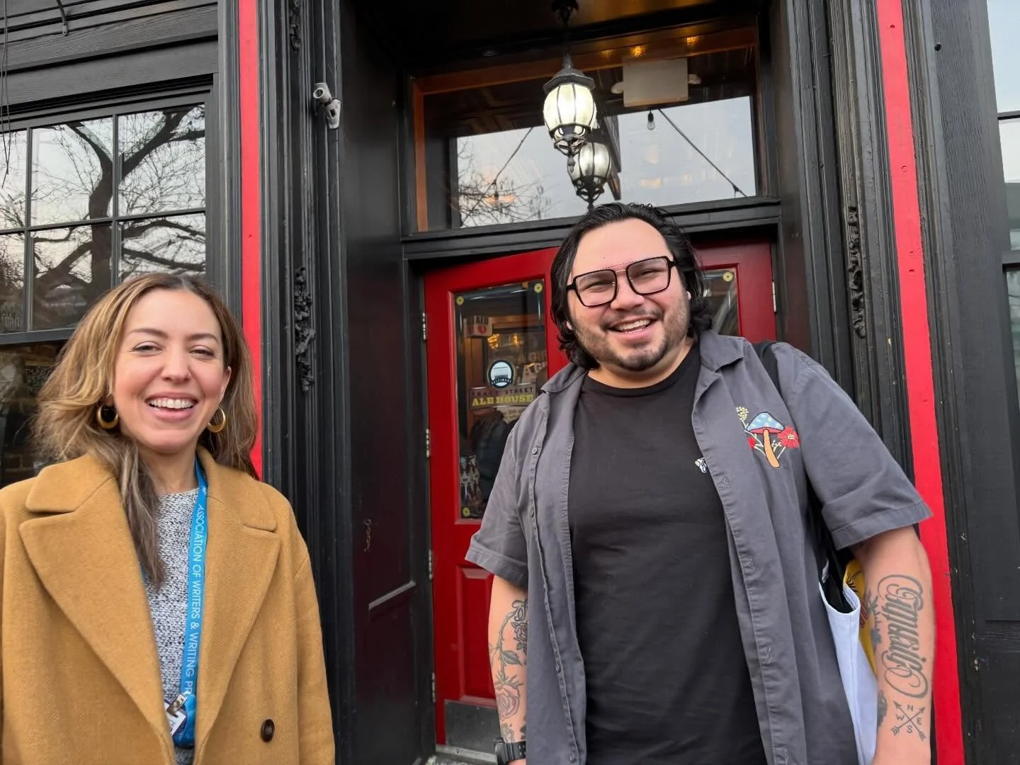 A very short but happy 24 hours in Baltimore. 
Not pictured, but I was very happy to see @michael.kardos @catherinepiercepoet @maria.zoccola and @autumnhousepress !I&rsquo;ll be back, MD!