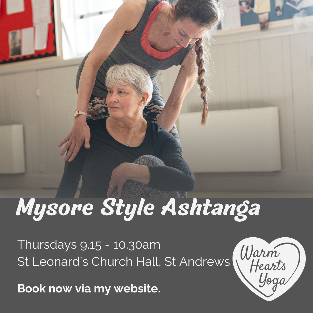 Thursdays 9.15am Mysore Style Ashtanga Yoga
