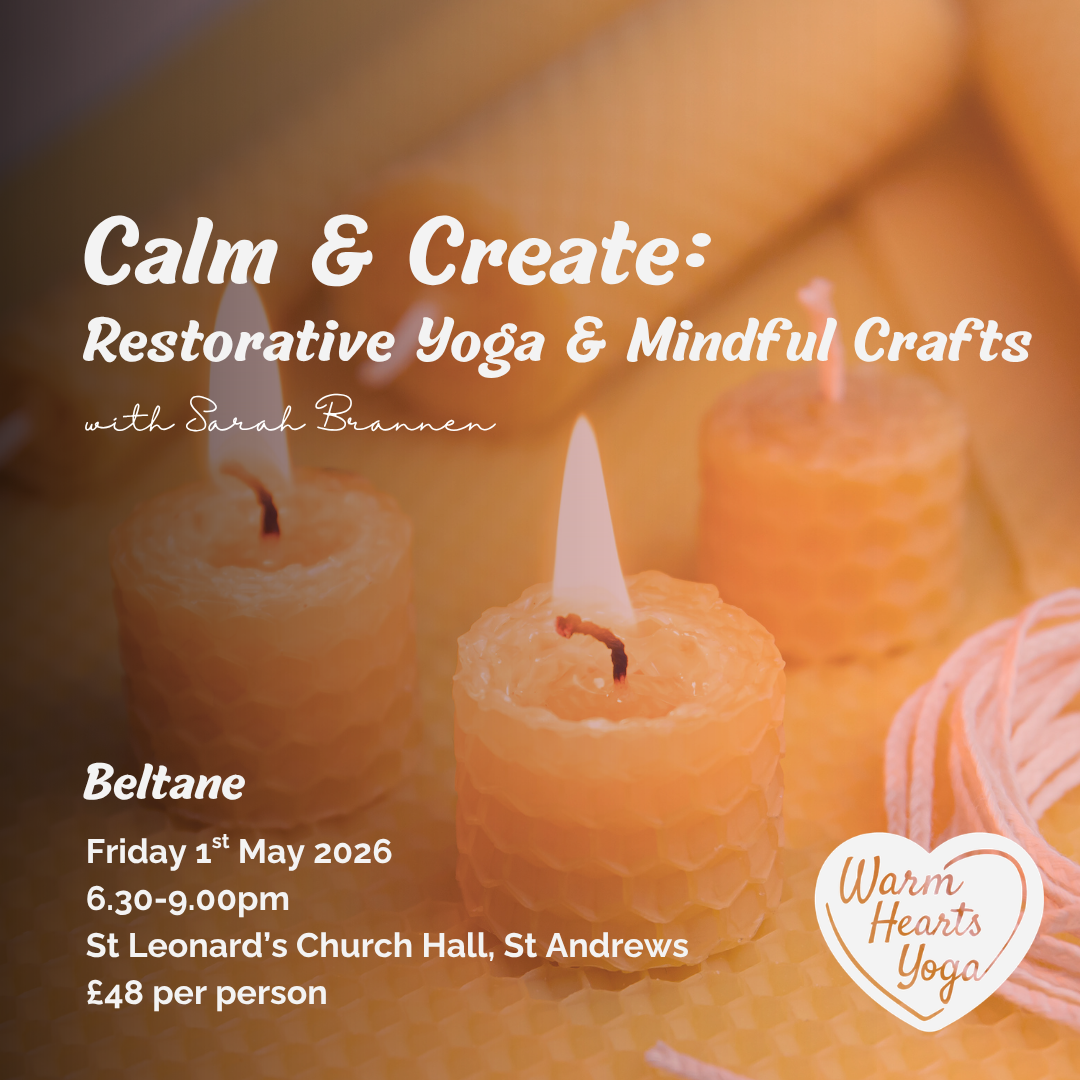 Calm &amp; Create:  Restorative Yoga &amp; Mindful Crafts