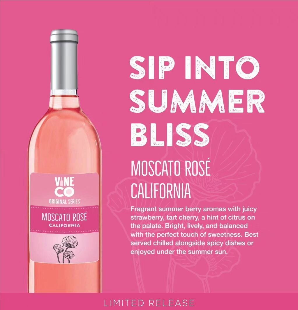 Coming soon!!

Our limited release Moscato Ros&eacute; is coming back in time for summer sipping. 

Call to reserve hours and don't miss out. 

#pink #ros&eacute; #ros&eacute;allday #summersipper #stalbert #stalbertmoms #stalbertliving #yeg #yeglocal