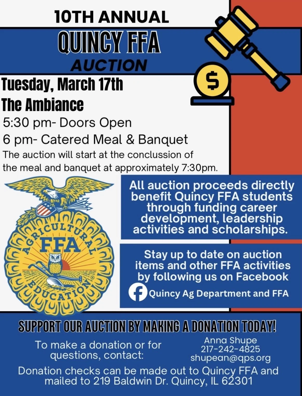 10th Annual Quincy FFA Auction