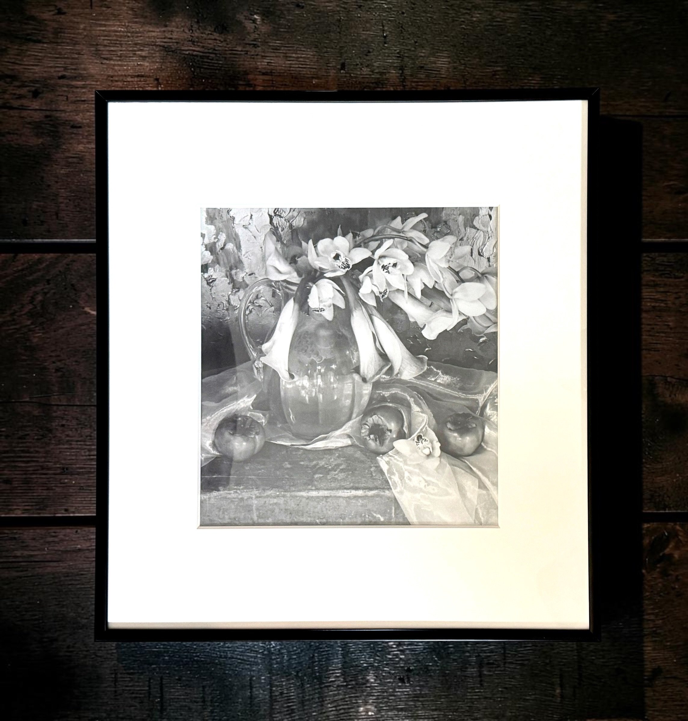 Black and White Still Life (untitled)
Susanna Brown Still Life
Black and White Photograph, matted and framed
23.5" x 26" 