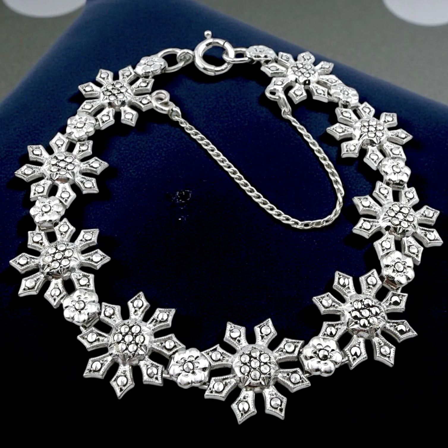 VIntage Sterling Snowflake Flowers (SOLD)