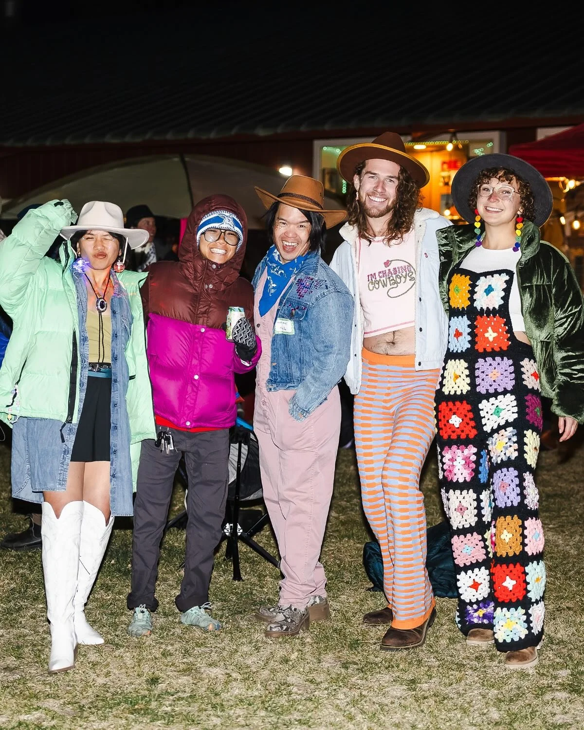 OPENING PARTY THEME IS: Nowhere to wear it!! 
.
Wear what makes YOU feel fab! Fur coat? Silver pants? Cowboy hat? Your coziest onesie? Glitter? A cicada?&hellip; This is your chance to wear that thing hiding in the back of your closet that makes you&