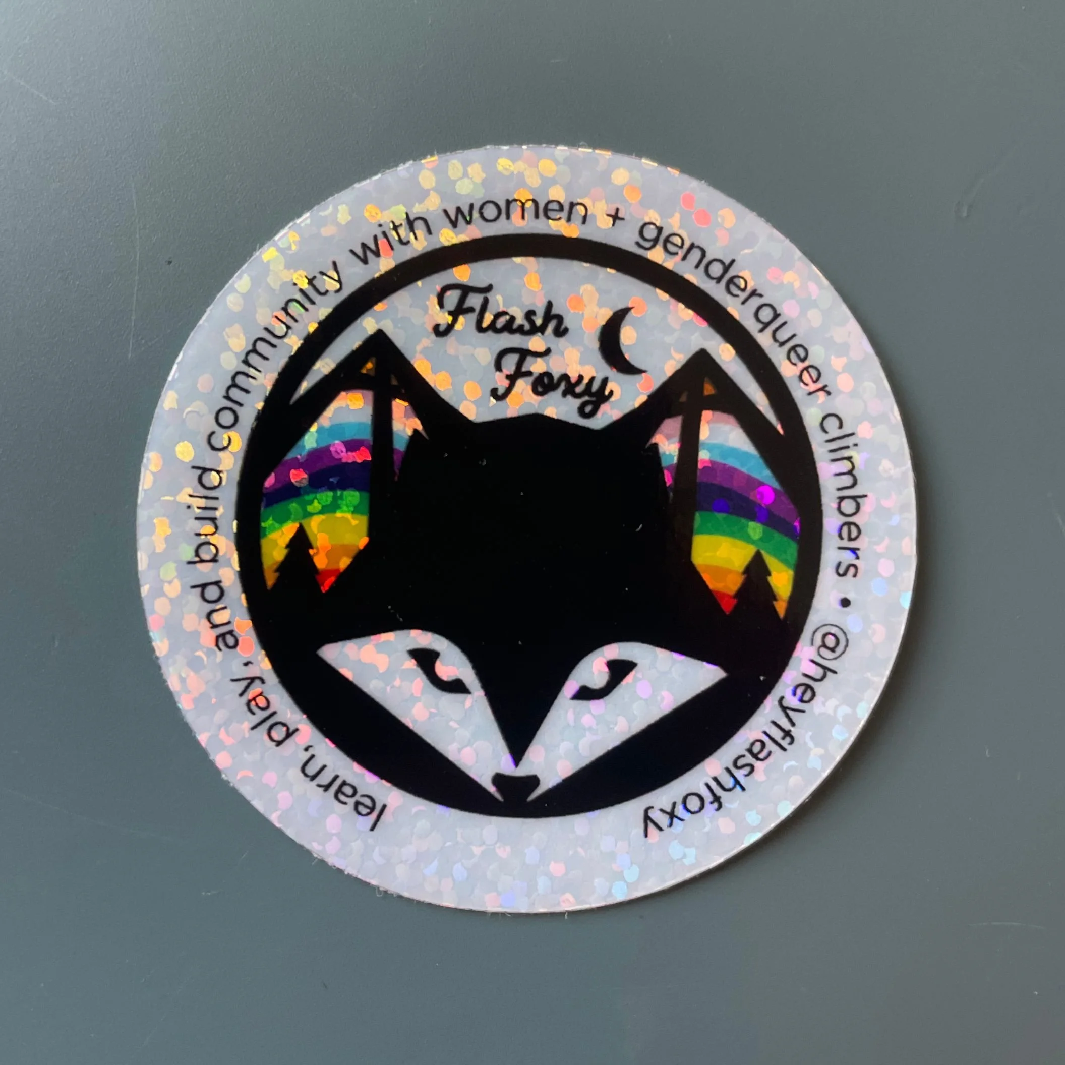 Rainbow Glitter Logo