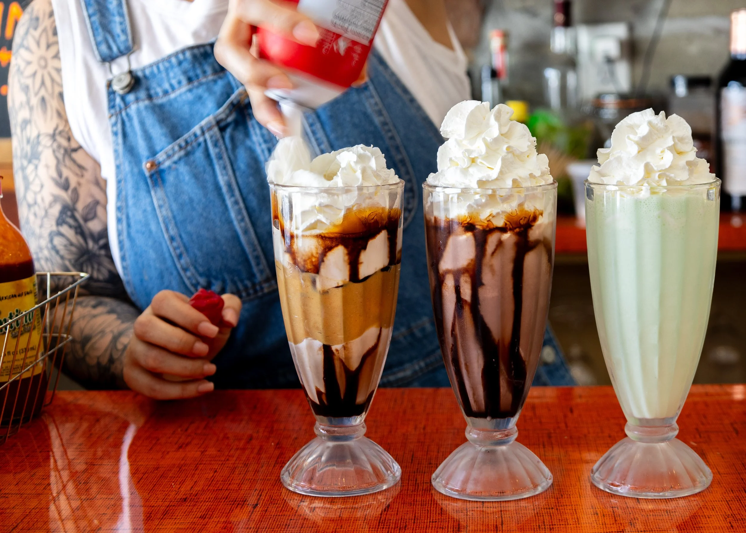 Red Wagon Boozy Shake Campaign Photography
